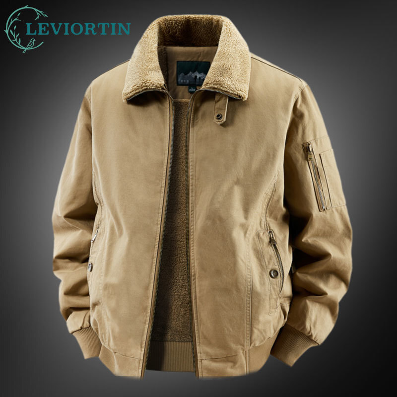 Sherpa Jacket Fleece - Men's Sherpa Lined Jacket Fall Winter