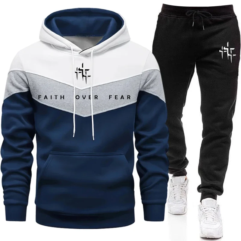 Faith Over Fear Men's Tracksui - огляд і ціна Men'S Fashion Trousers