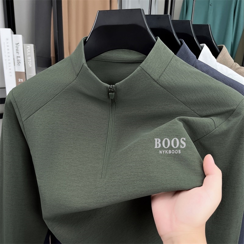 Autumn Fashion Quarter Zip Sta - огляд і ціна Mens Fashion Quarter Zip