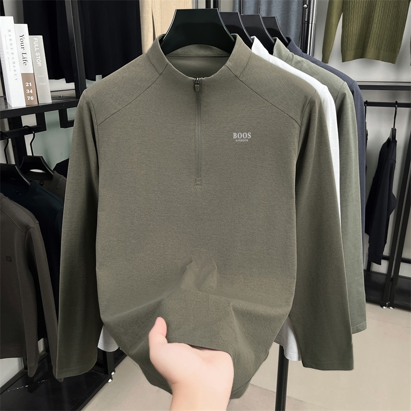 Autumn Fashion Quarter Zip Sta - огляд і ціна Mens Fashion Quarter Zip