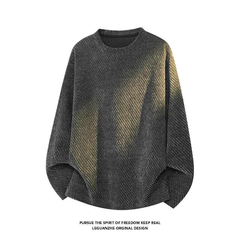 Men Diagonal Stripe Textured L - огляд і ціна Men'S Fashion T Shirts