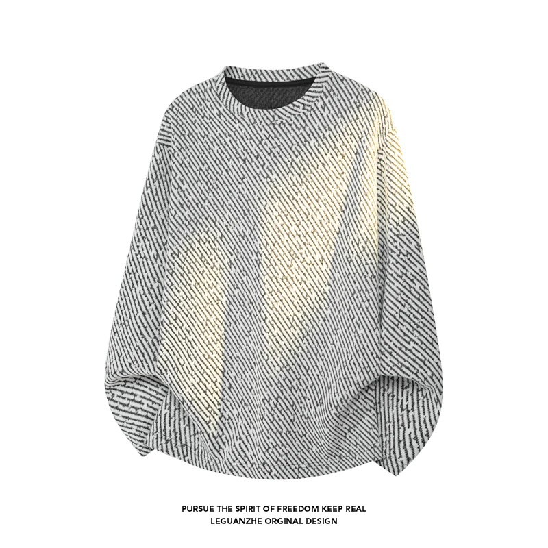 Men Diagonal Stripe Textured L - огляд і ціна Men'S Fashion T Shirts