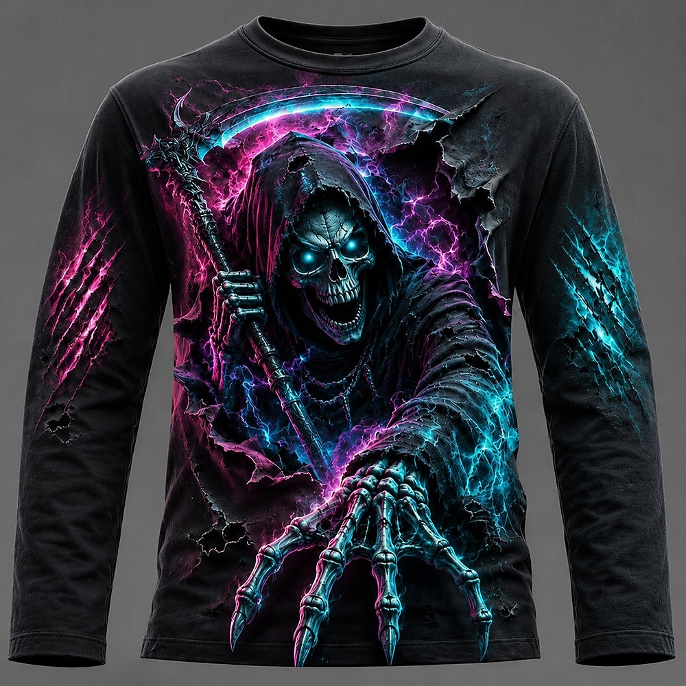 Halloween Men 3D Graphic Print - огляд і ціна Men'S Fashion T Shirts