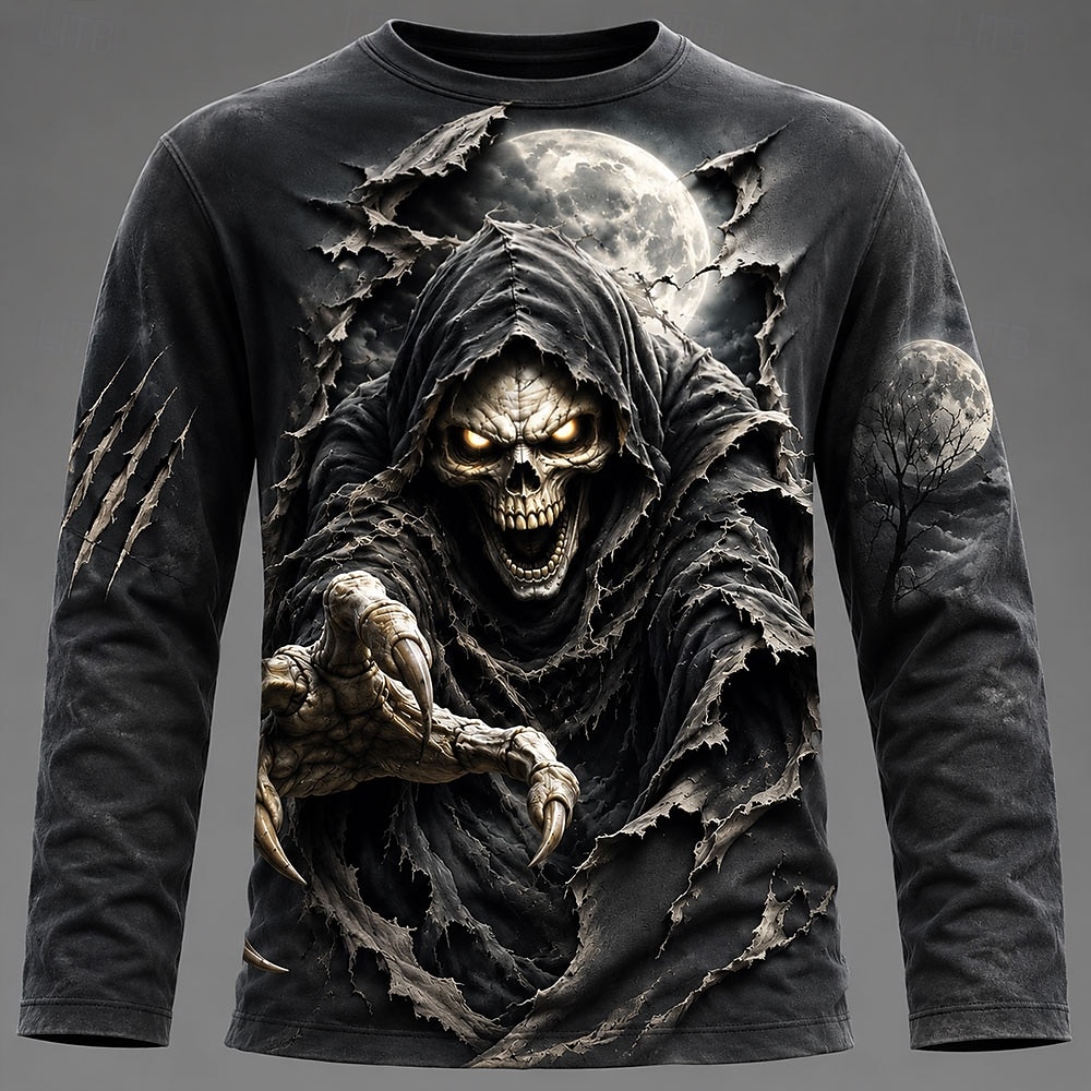 Halloween Men 3D Graphic Print - огляд і ціна Men'S Fashion T Shirts