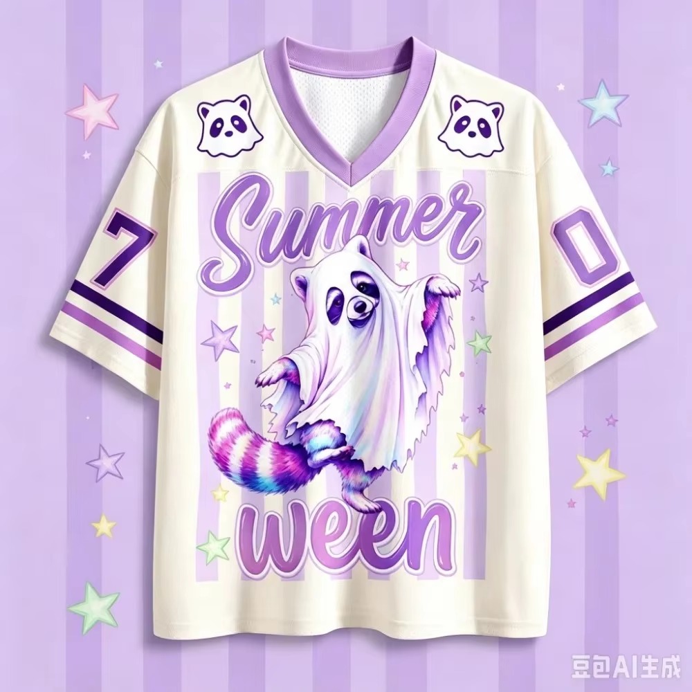 Y2K Summer Halloween Raccoon G - огляд і ціна Men'S Fashion V Neck T Shirts