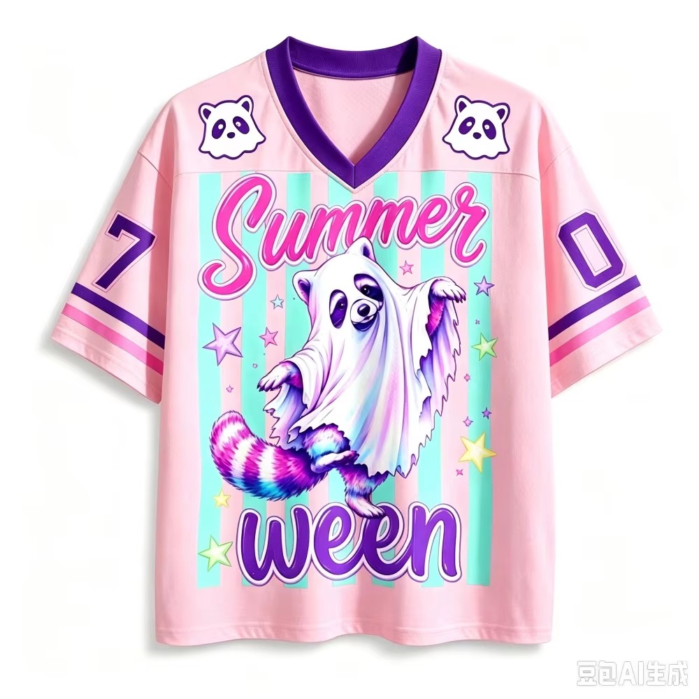 Y2K Summer Halloween Raccoon G - огляд і ціна Men'S Fashion V Neck T Shirts