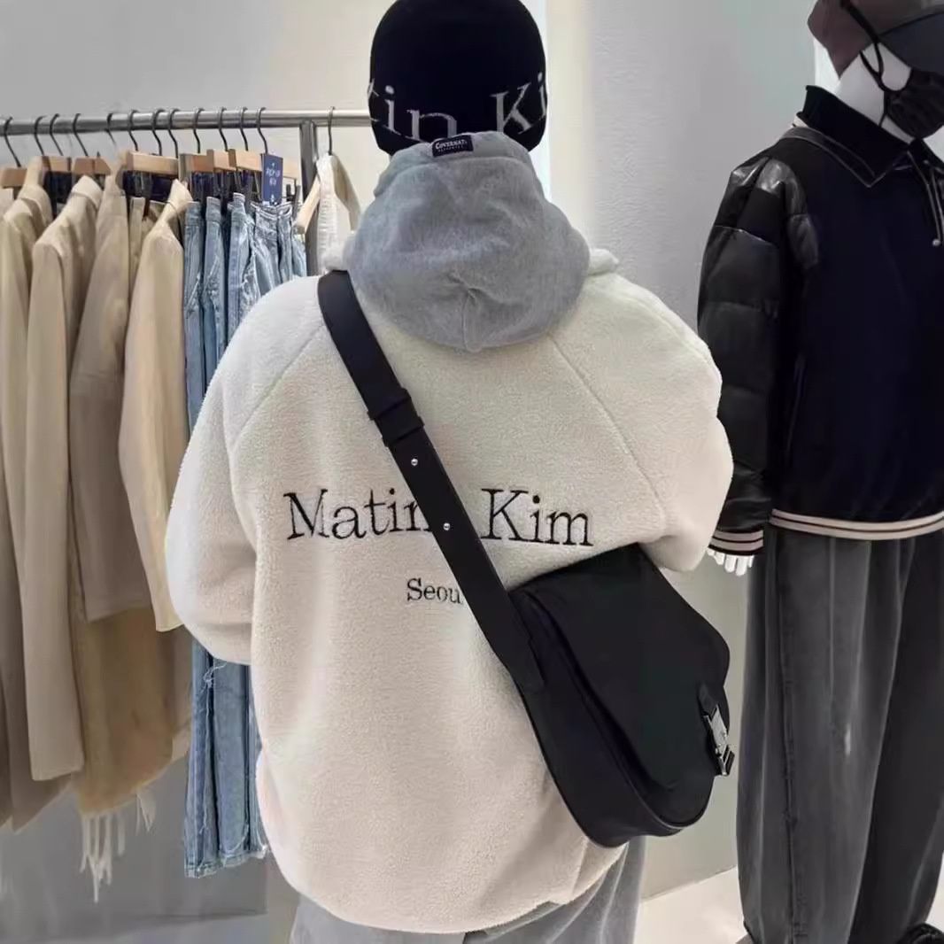 MATIN KIM Women Thick Sherpa F - огляд і ціна Sherpa Jacket Fleece