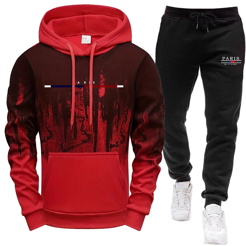 Men's Set/Hoodie/Pants Autumn  - огляд і ціна Men'S Fashion Trousers