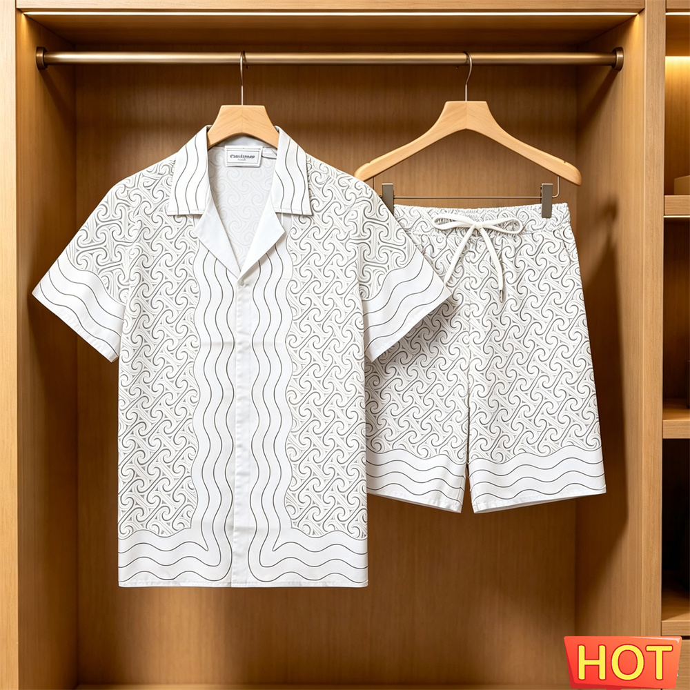 Summer Men's Shirt Sets Casual - огляд і ціна Men'S Fashion Outfits