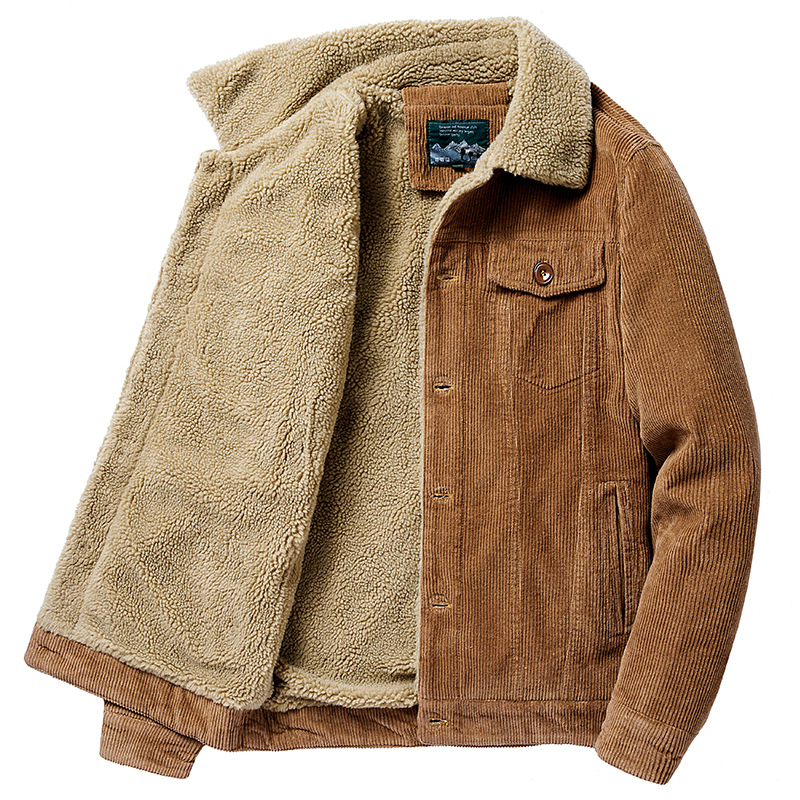 Sherpa Thick Corduroy Cargo Ja - огляд і ціна Sherpa Jacket Fleece