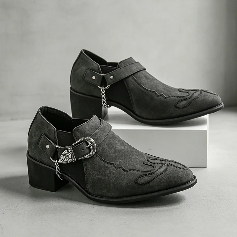Men's Vintage Cowboy Boots Lea - огляд і ціна Men Fashion Vintage