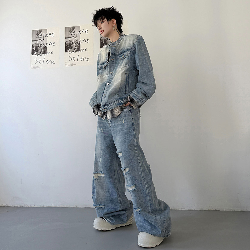LUZHEN 2026 Autumn Vintage Was - огляд і ціна Men Fashion Vintage