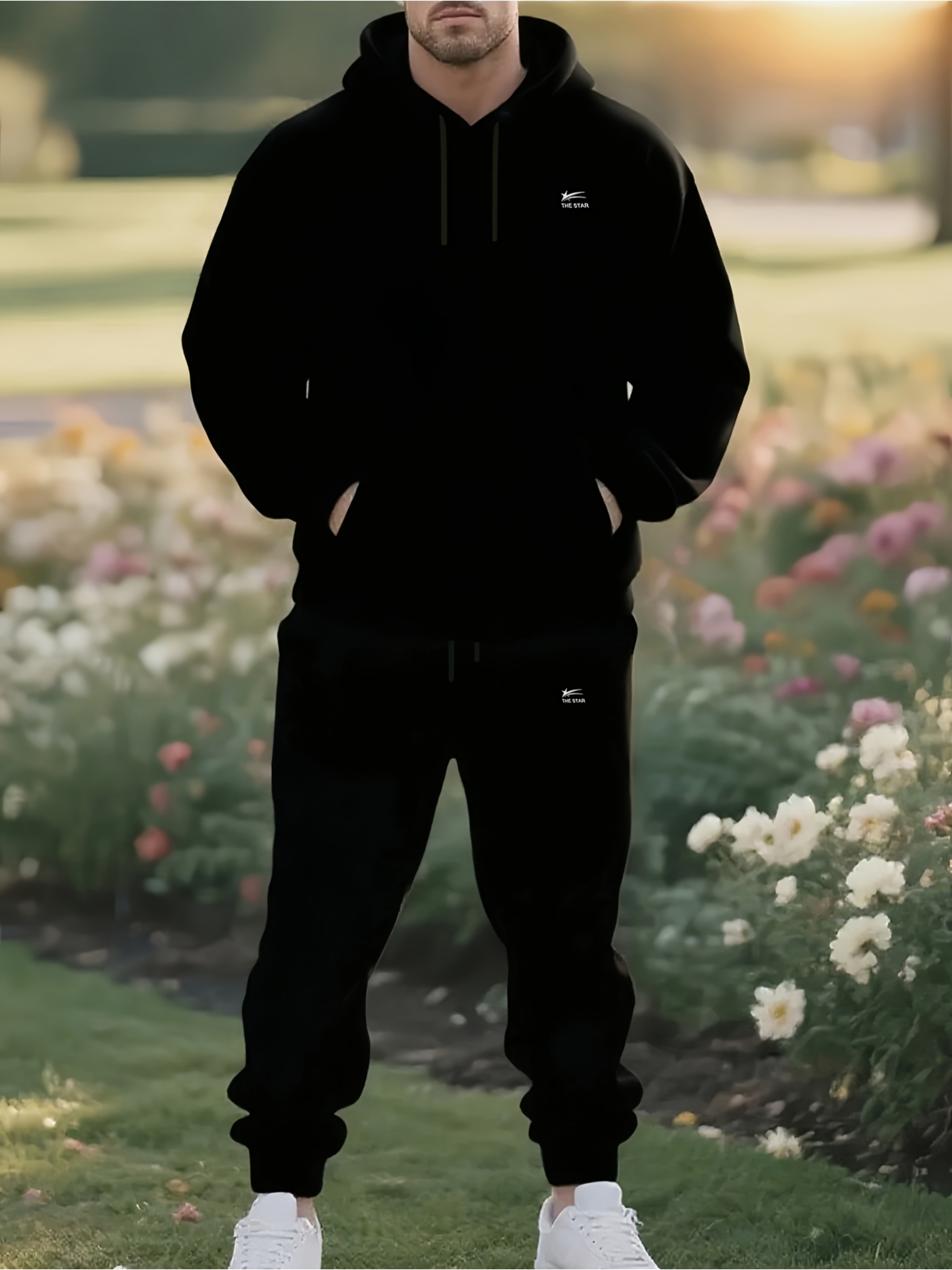 2026 Men 2‑Pieces Tracksuit Bl - огляд і ціна Men'S Fashion Trousers
