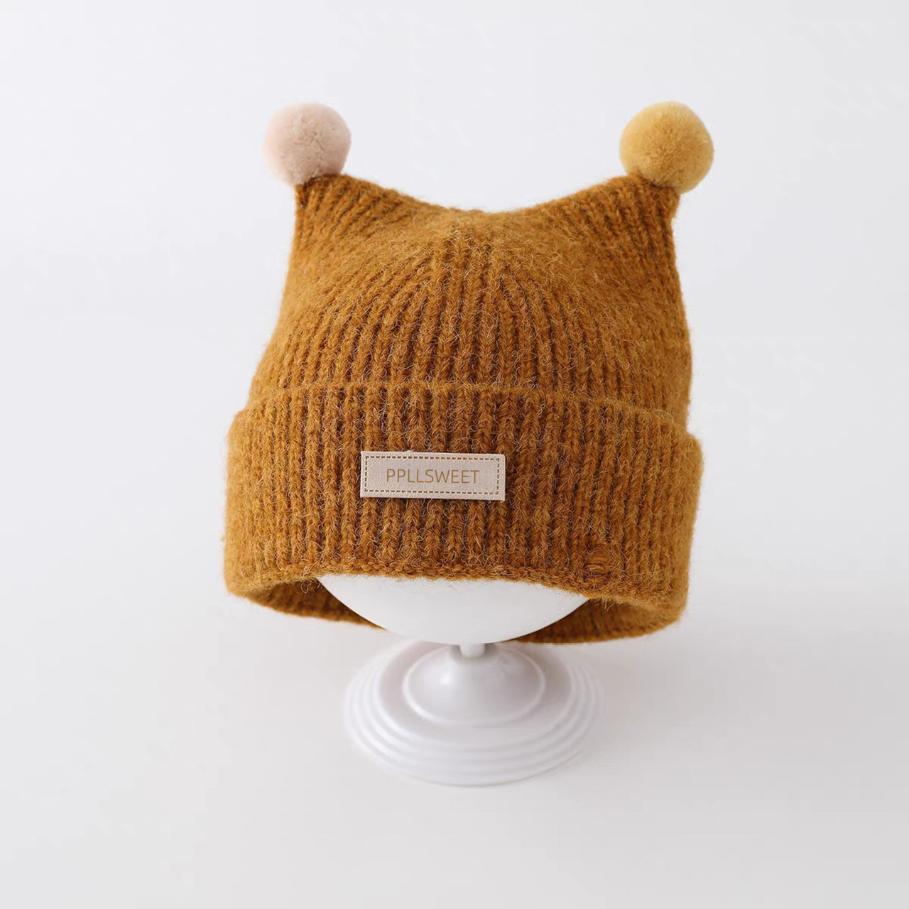1-4Year Baby Knitted Hat Cute  - огляд і ціна Beanie Winter Hat