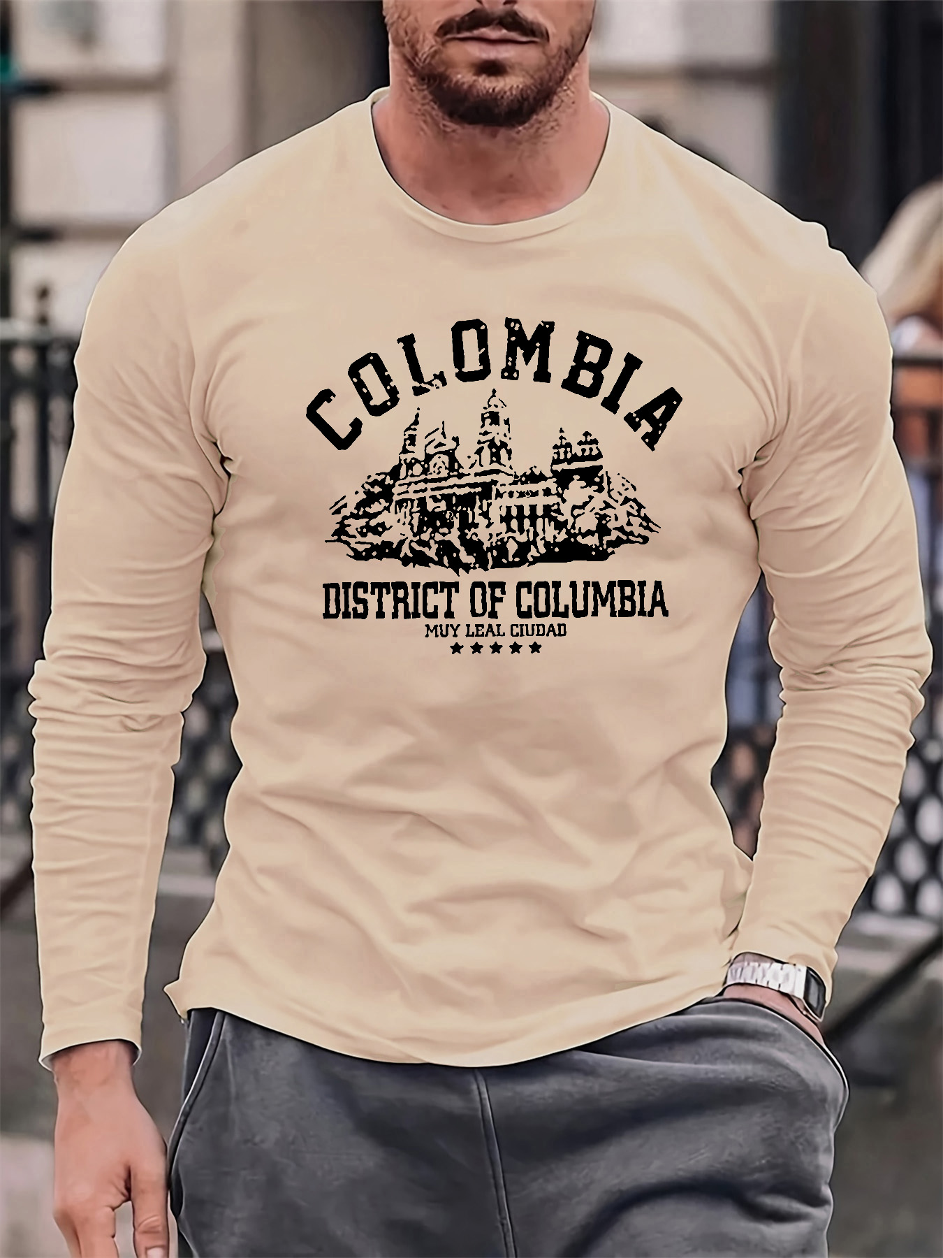 100% Cotton Men's Long Sleeved - огляд і ціна Men'S Fashion T Shirts