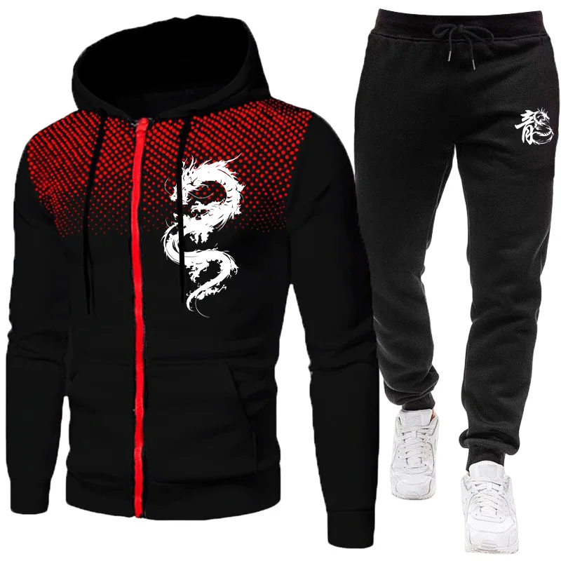 Men's Paris Dragon Pattern Fas - огляд і ціна Men'S Fashion Trousers
