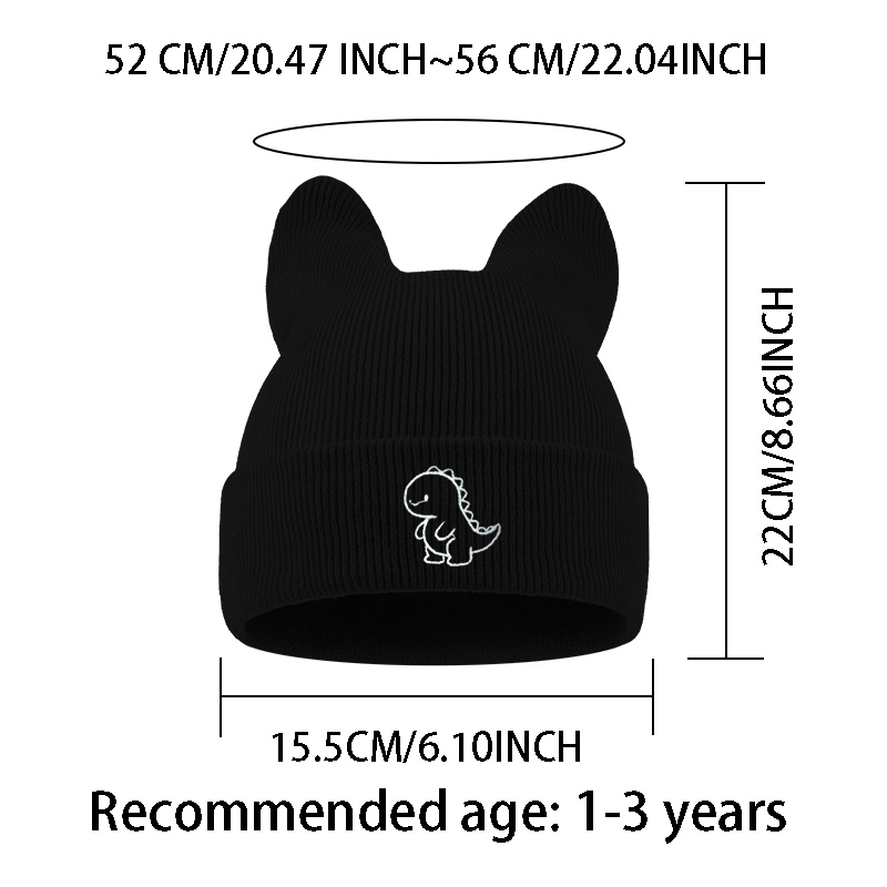 Toddler 1-3Y Sweet Cartoon Din - огляд і ціна Beanie Winter Hat