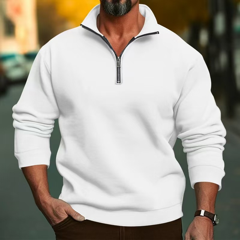 Men Women Quarter Zip Pullover - огляд і ціна Mens Fashion Quarter Zip